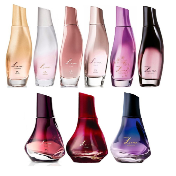 Luna - Colônia 75ml - Absoluta, Tradicional, Radiante, Divina, Coragem, Força, Liberdade, Rubi