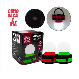 Luminária De Led A Pilha Portátil Abajur Com Base De Imã Camping Pesca Prático Resistente A Impactos em Oferta na Shopee