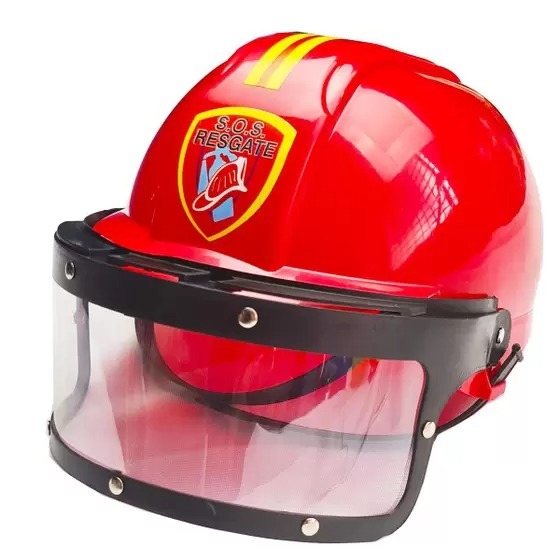 Capacete Bombeiro Infantil Resgate Brinquedo Fantasia