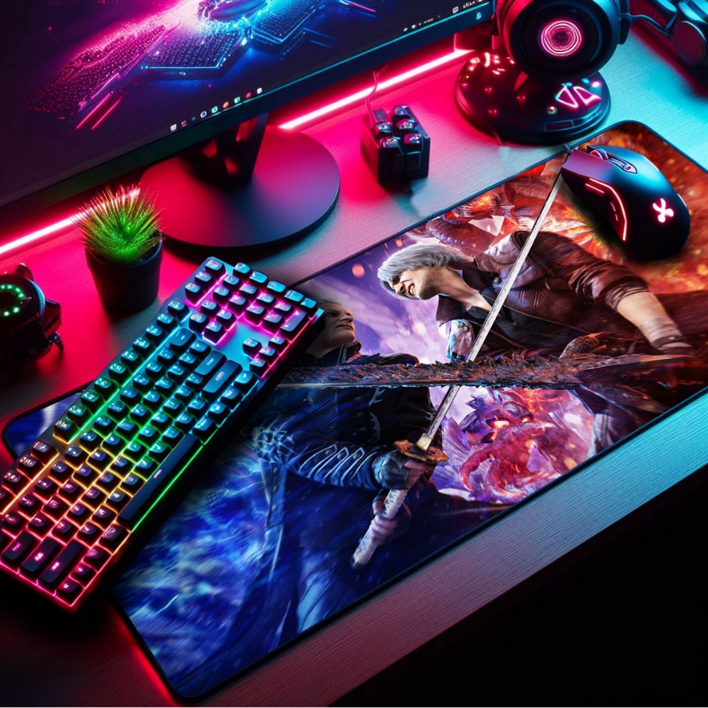 Mouse Pad Gamer Speed 70x35cm Borda Costurada Diversos Modelos