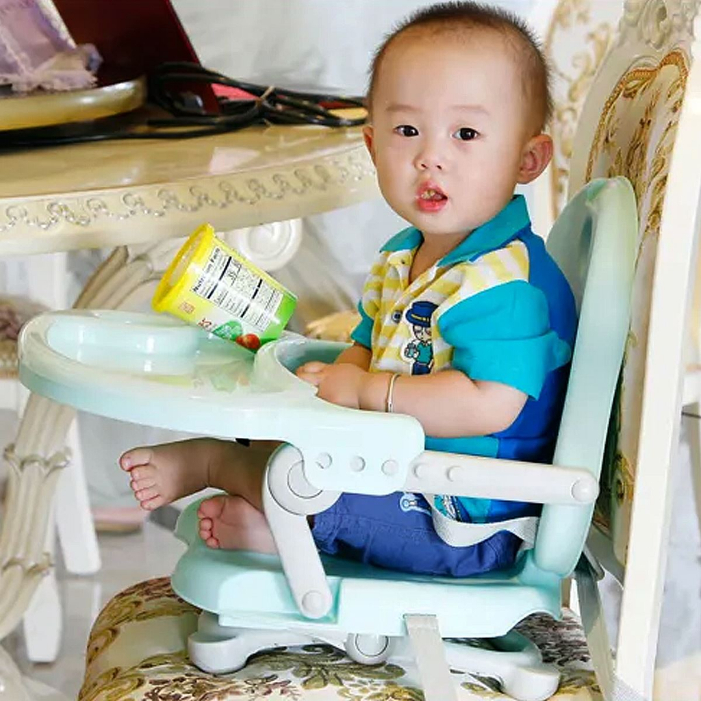 (Ref: 7003) Cadeira  Alimentação Dobrável Infantil Antiderrapante 6 meses 15kgs Baby