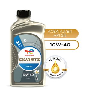 Kit 3 Óleos Semi Sintético 10W-40 Quartz 7000 ACEA A3/B4 e API SN TotalEnergies em Oferta na Shopee