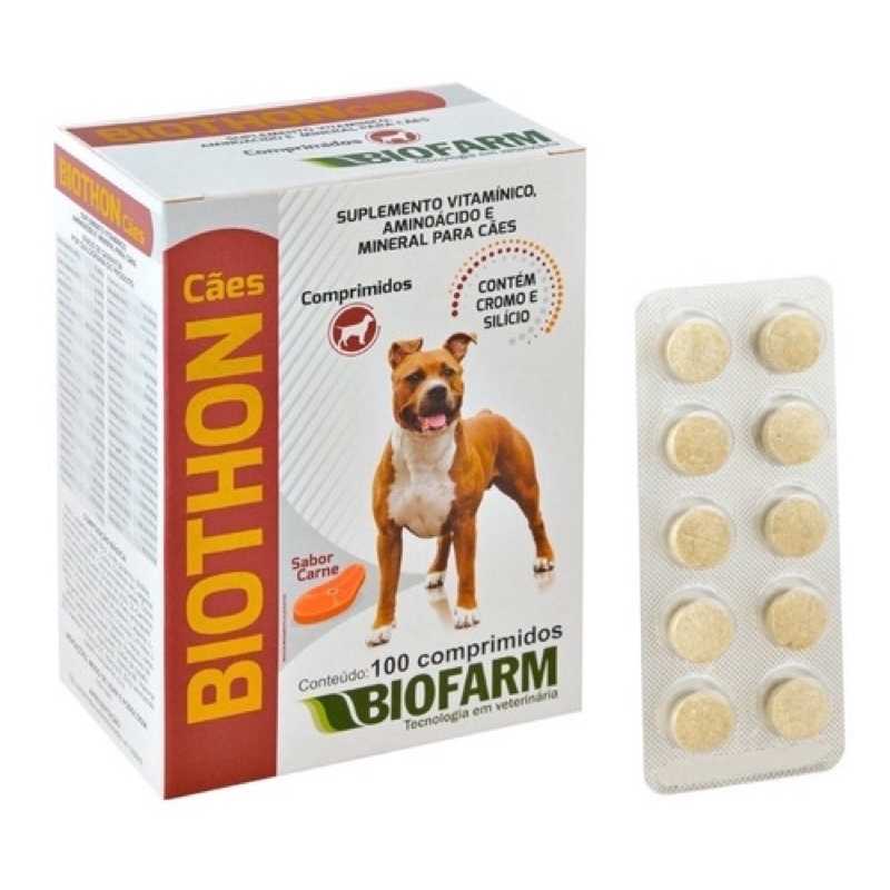 Biothon - suplemento de vitaminas, aminoácidos e minerais - 1 cartela avulso em Oferta na Shopee