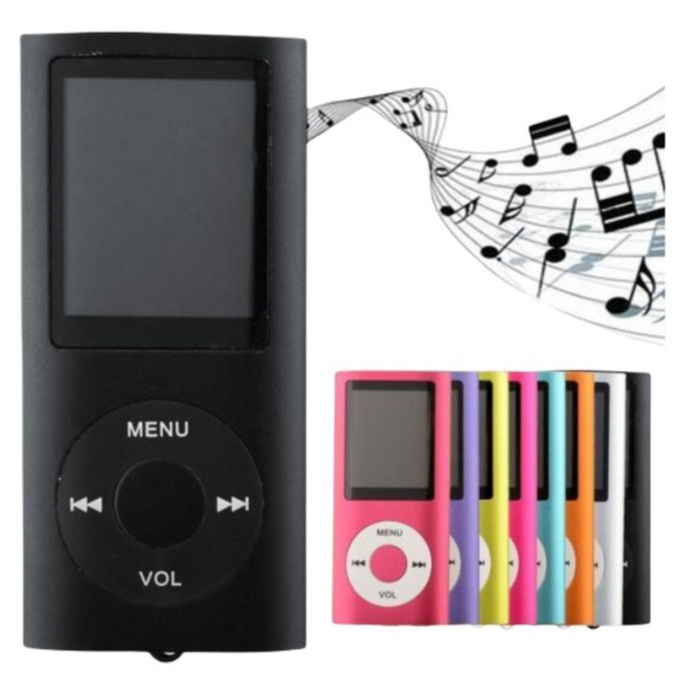 Mp4 Player Multimídia Stereo Rádio Fm Suporta Micro Sd