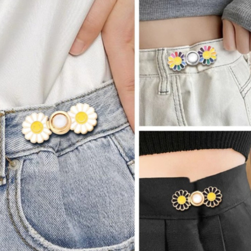 KIT 04UN E KIT 06UN Botão De Metal Para Calça De Cintura Apertada Com Botão Fixa Ajuste/calças Jeans em Oferta na Shopee