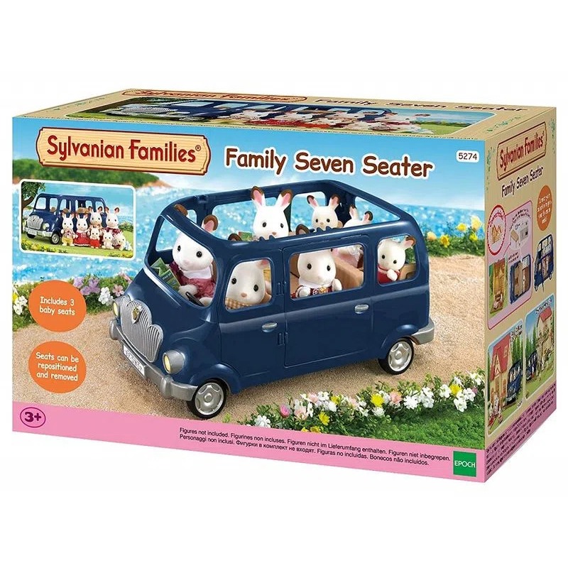 Sylvanian Families Mini Van Azul - Epoch em Oferta na Shopee