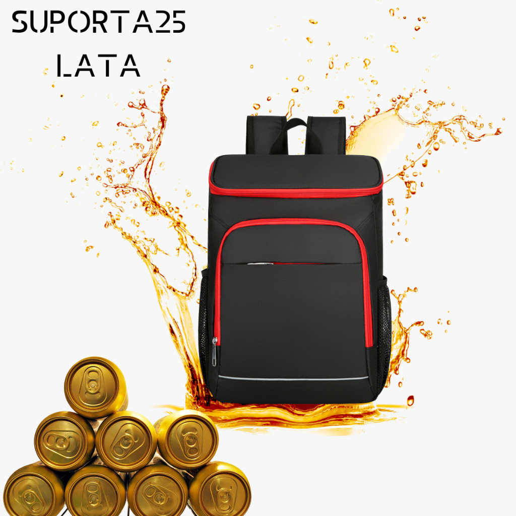 Mochila Térmica De Grande Capacidade De Alta Qualidade Adequada Para Viagens De Piquenique Na Praia em Oferta na Shopee