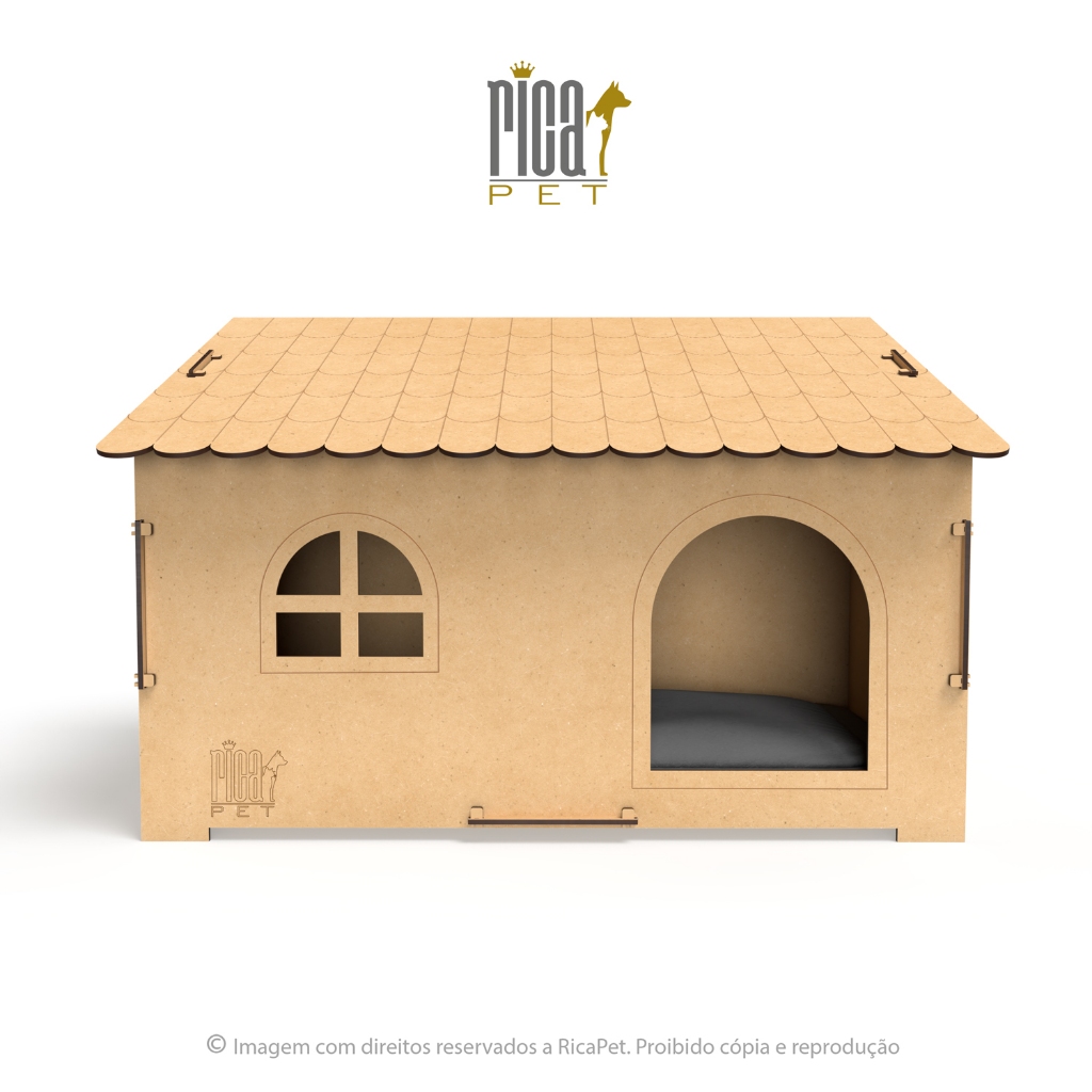 Casinha Caminha Pet Cachorro Gato Luxo Cama Casa Colchão Ricapet em Oferta na Shopee