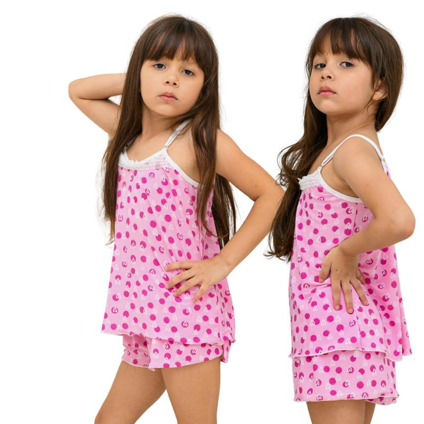 Kit 2 Baby Doll Infantil Fresco Regulável de Liganete Ref:035