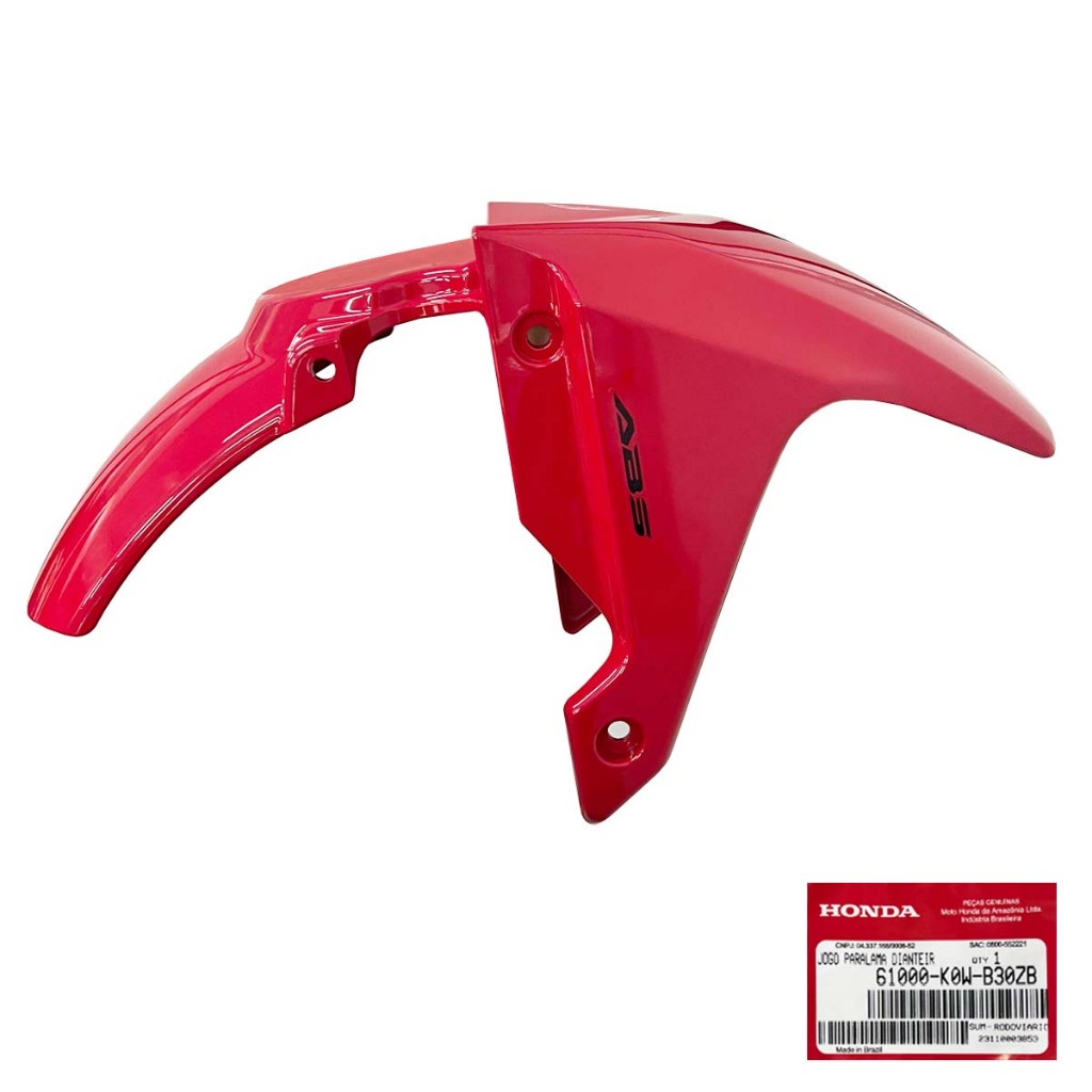 Paralama Dianteiro Honda Adv 150 Vermelho 2024 Original Scooter Adv150
