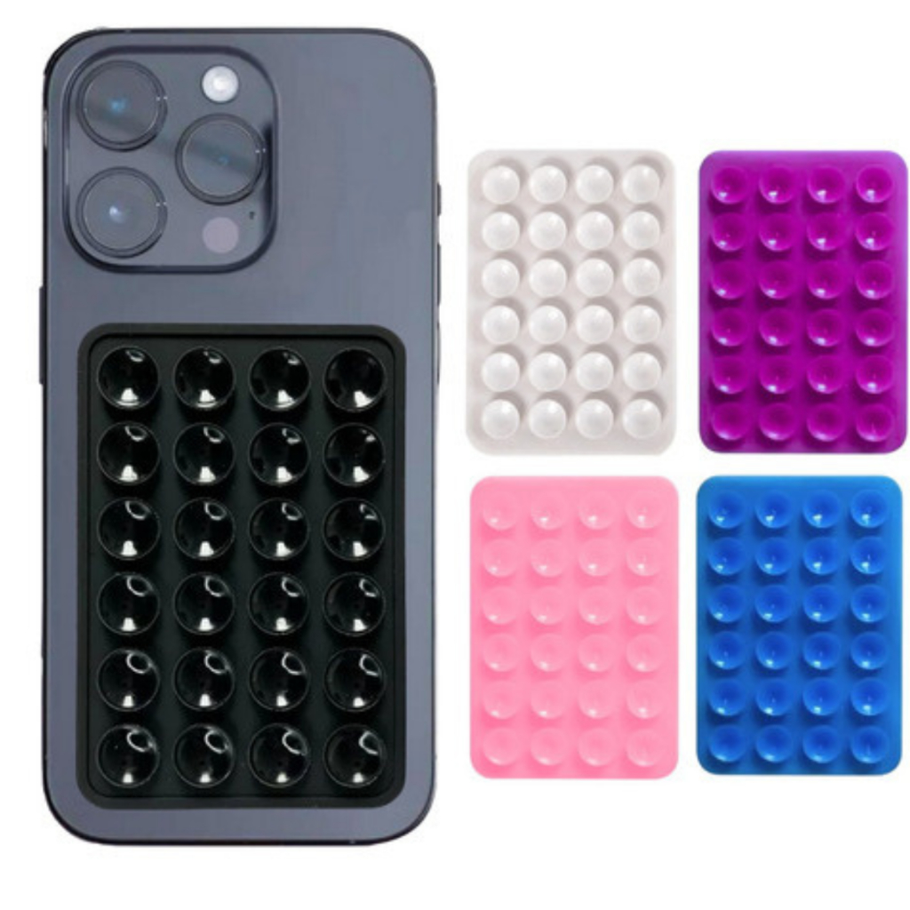 Capinha Ventosa Celular Suporte Em Silicone Varias Cores