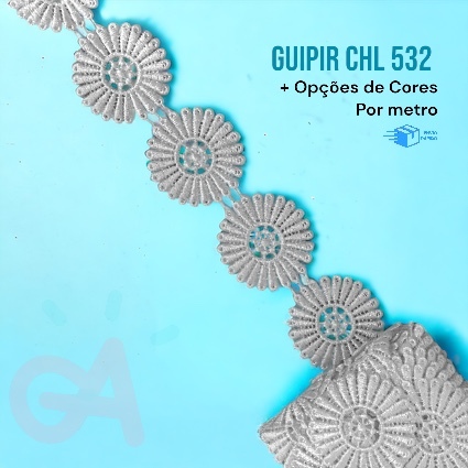 Renda Guipir CHL 532 - 4,5 cm - 1 metro