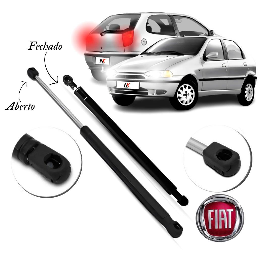 Amortecedor Traseira Porta Malas Palio 96 97 98 99 2000 2001 á 2011 Mod. Original em Oferta na Shopee