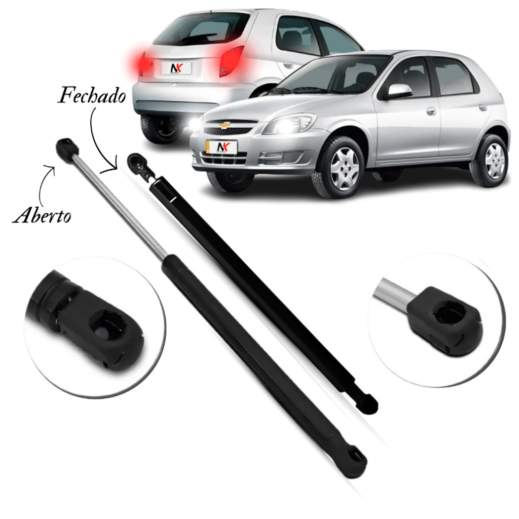 Amortecedor Traseira Porta Malas Celta 2000 2001 á 2014 Mod. Original em Oferta na Shopee