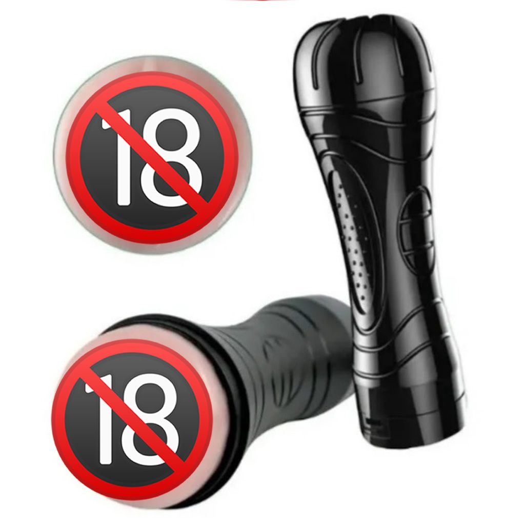 Masturbador Masculino Realista Vagina com Vibrador Formato Lanterna Sexy Shop