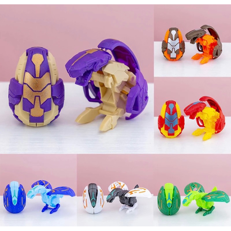 Brinquedo Ovo de dinossauro transforma em robozinho