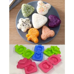Forma Ovo Cozido Molde De Arroz De Sushi Decorado Bolo Fondant Ferramenta Para Almoço Infantil