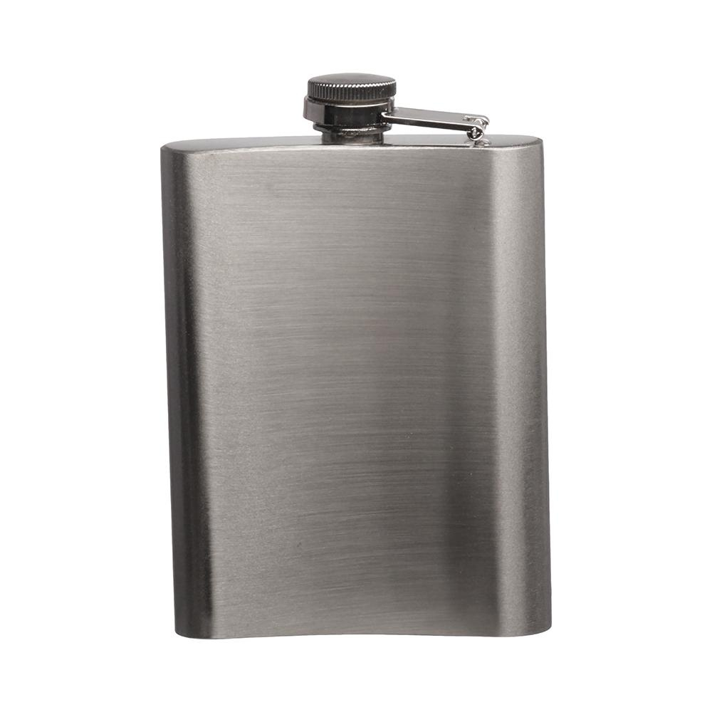 Cantil De Bolso Em Aço Inox Porta Bebidas 200ml Água Whisky Conhaque Rum Tequila Vodka - WESTERN