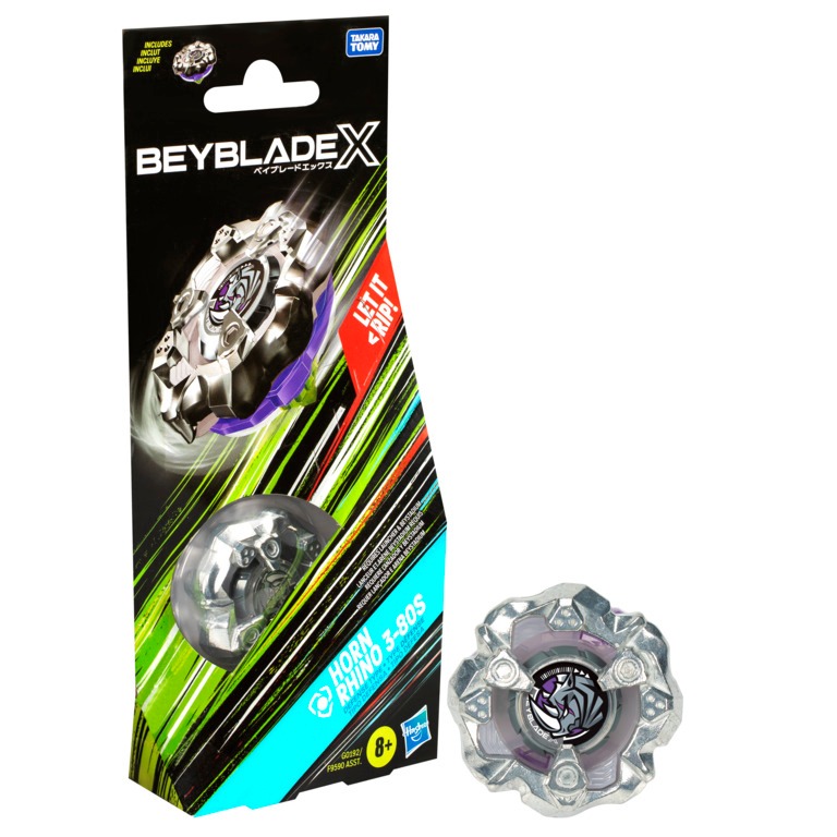 Beyblade Xtreme Horn Rhino 3-80s Booster - Hasbro G0192 em Oferta na Shopee