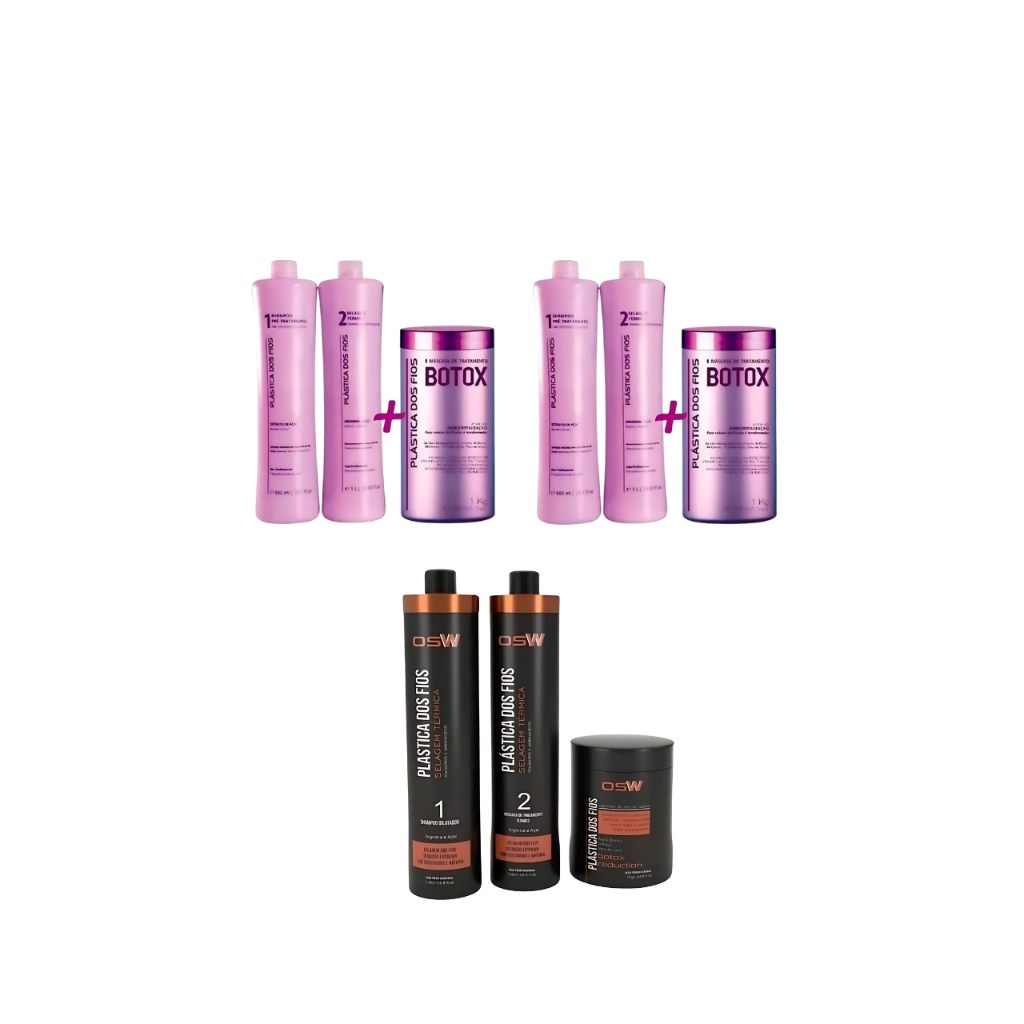 Kit De Progressiva 2 Kit Plástica Dos Fios e 1 Kit Osw Com Botox