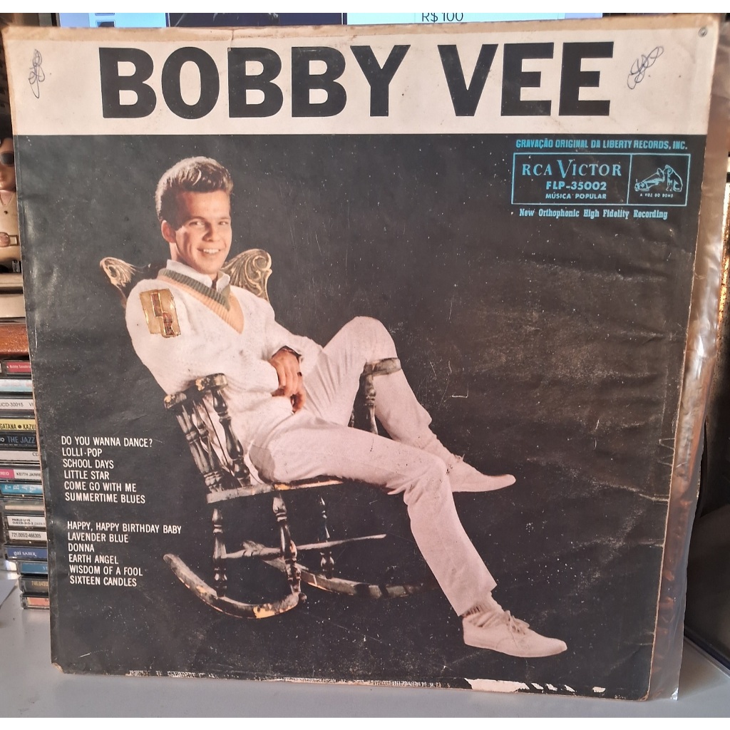 LP BOBBY VEE (All The Best - Bobby Vee) RCA VICTOR 1961 MONO contendo Do You Wanna Dance ? etc