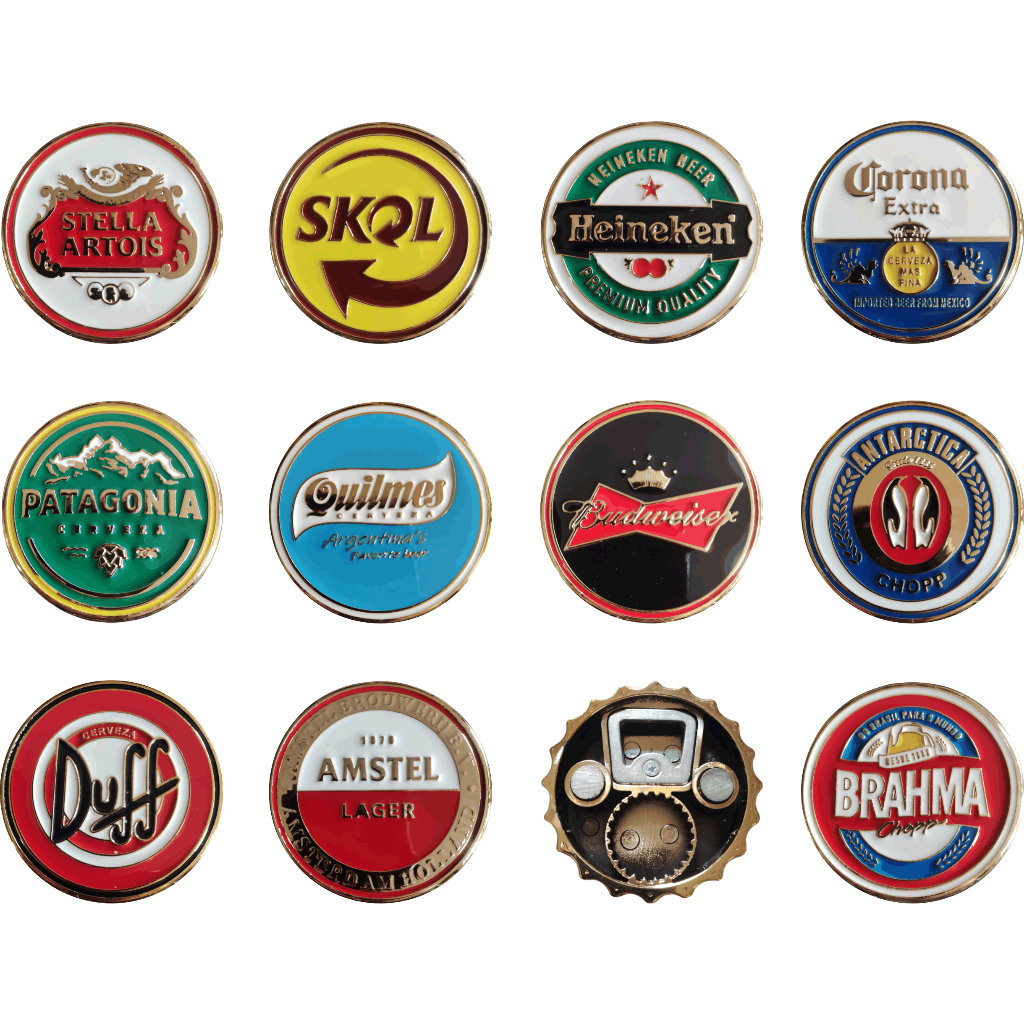 Abridor Garrafas Decorativo com Imã de Geladeira CERVEJA