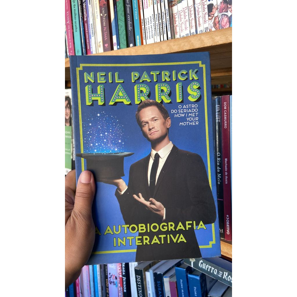 A auto biografia interativa livros de capa comum Neil Patrick Harris