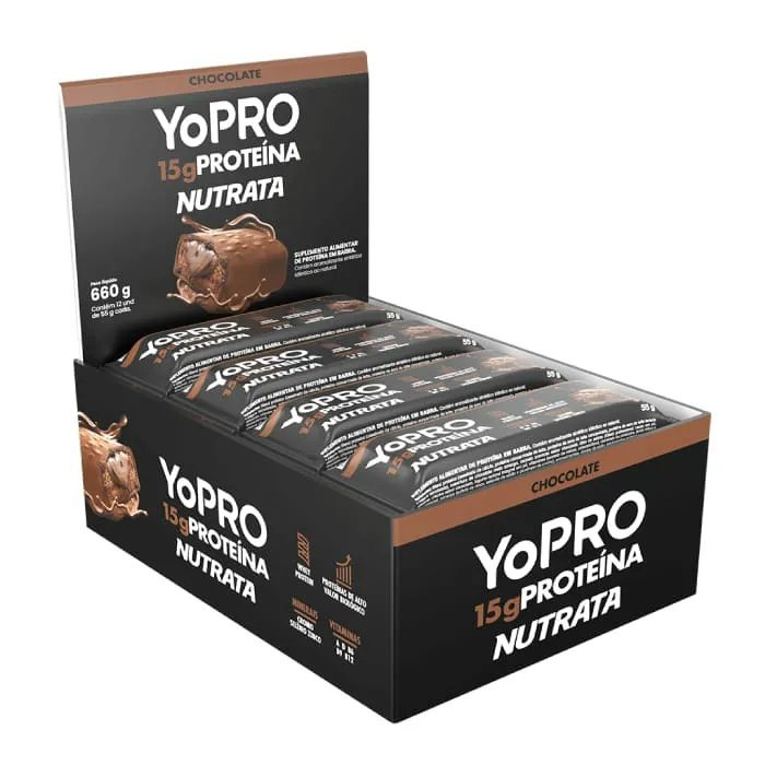 YoPro Bar Chocolate 660g Nutrata em Oferta na Shopee