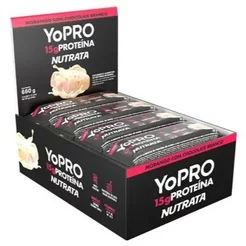 YoPro Bar Morango Com Chocolate Branco 660g Nutrata