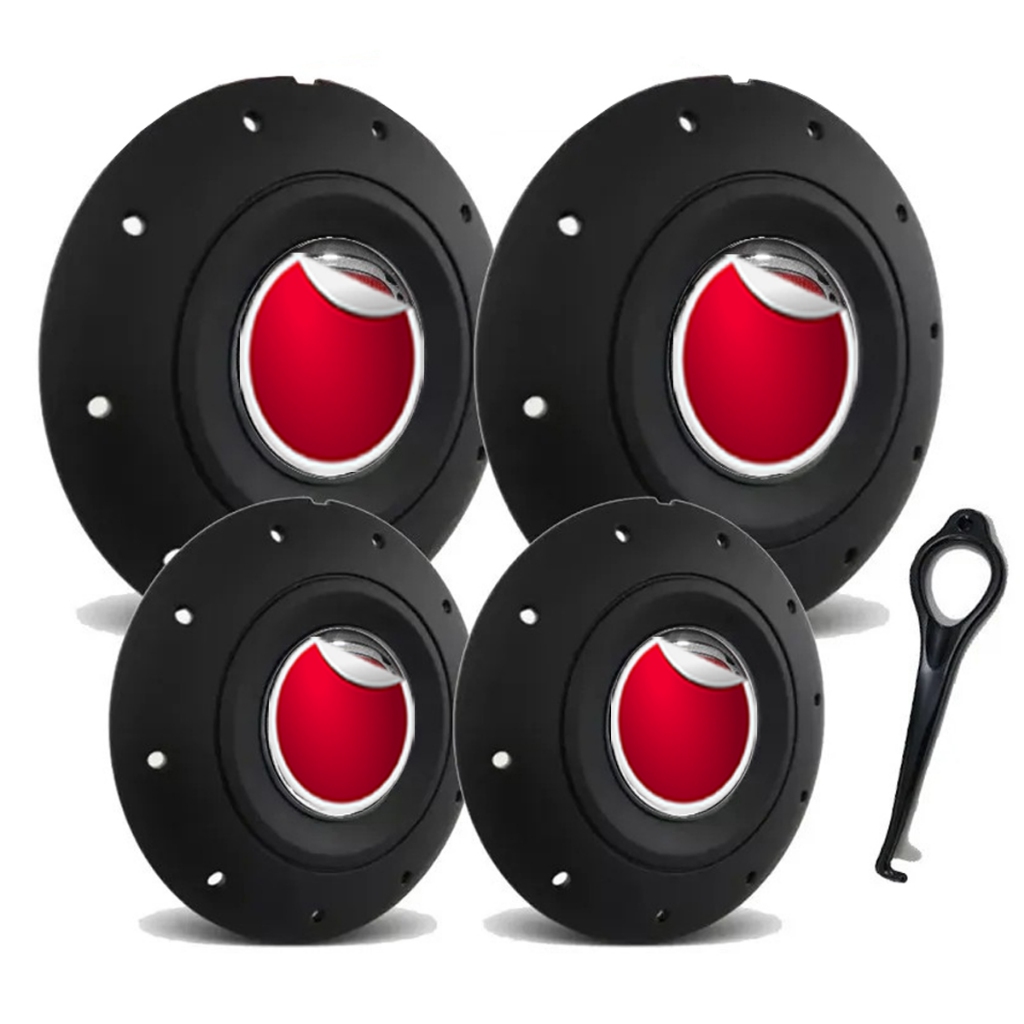 Jogo Calotas Centro Roda Ferro Amarok Uno Fiorino Mobi Palio Aro 15 4x100