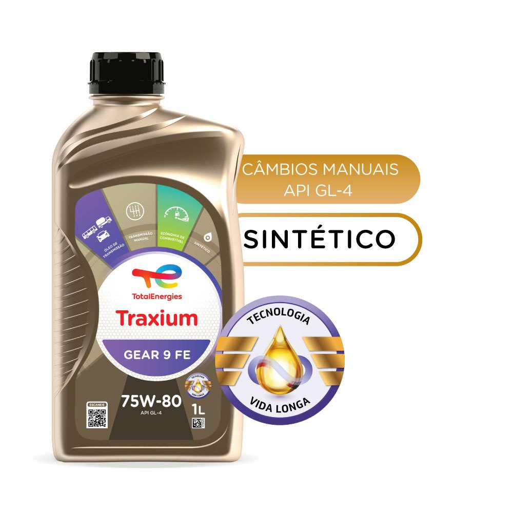 Detalhes do Kit 2 Óleo De Câmbio Manual 75w80 Totalenergies Traxium Gear 9 Fe