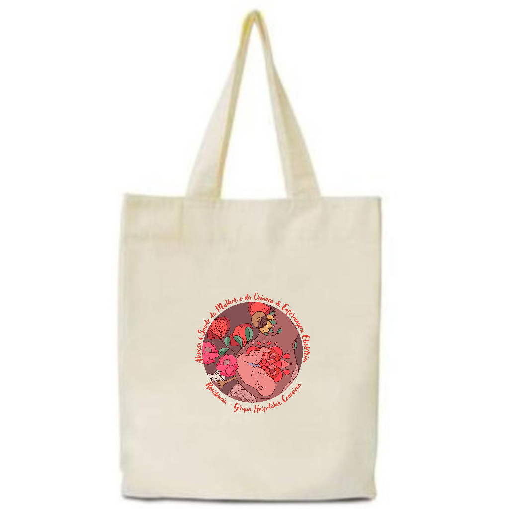 Kit 40 Sacola Ecobag 30x35 Transfer 14x20 Personalizada para Brinde Personalizado Corporativo