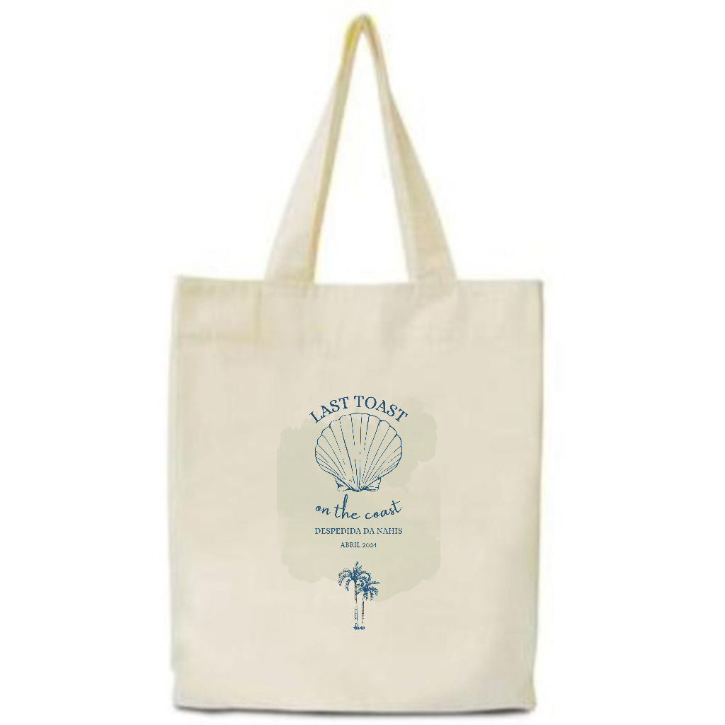 Kit 40 Sacola Ecobag 30x35 Transfer 14x20 Lembrancinha Personalizada para Despedida de Solteira