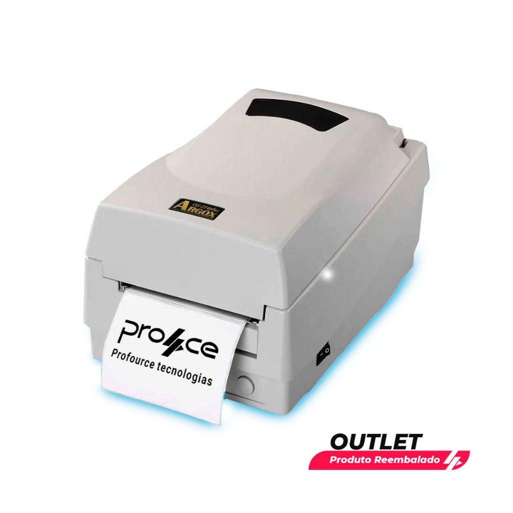 Usado: Impressora de Etiquetas de Código de Barras Argox OS 214 Plus