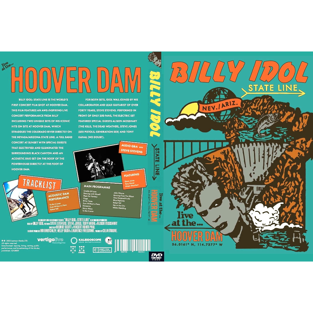 Billy Idol State Line Live At The Hoover Dam 2023