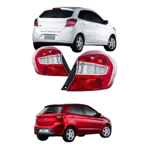 Farol Traseiro Ford Ka Hatch 15 2016 2017 2018 Bicolor
