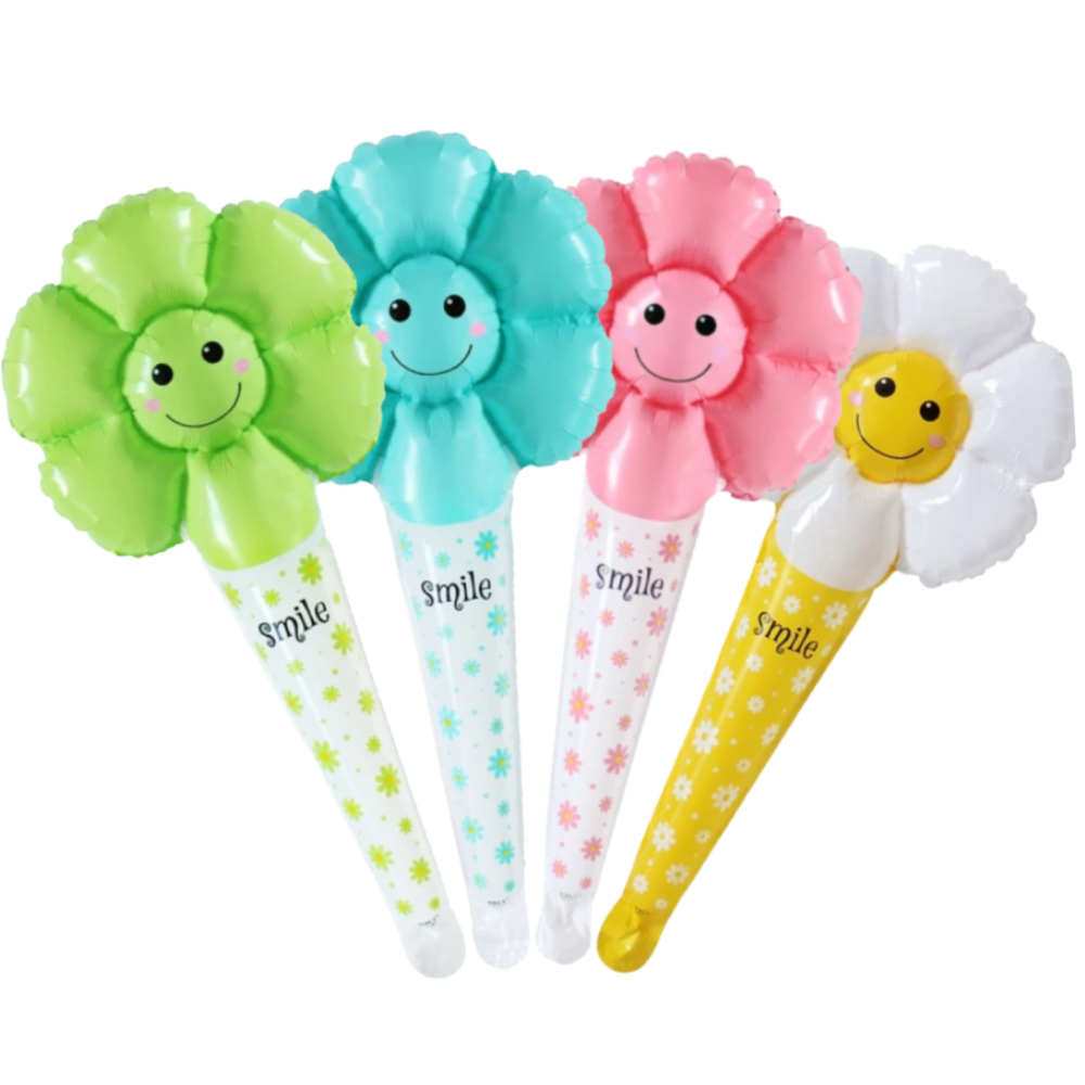 Kit Balões Metalizados - Flores / Margaridas - Decorações De Aniversário - Festa Infantil