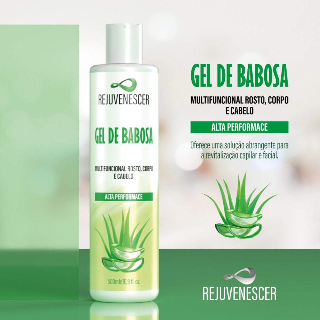 GEL DE BABOSA MULTIFUNCIONAL REJUVENESCER INCRÍVEL REJUVENESCEDOR ALTA PERFORMACE