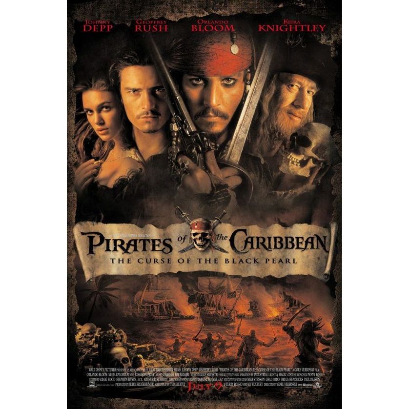 Poster Piratas do Caribe -filme - Piratas do Caribe