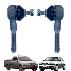 Kit Terminal Ponteira de Direção Gol G4 2005 à 2015 Saveiro G1 G2 G3 e G4 1994 em diante