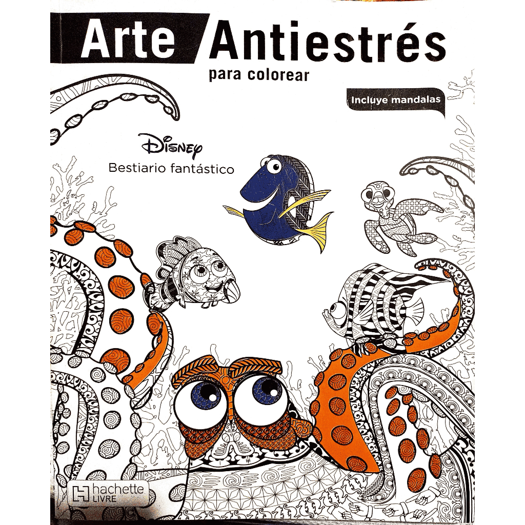 (Notável Nerd) Livro de Colorir - Procurando Dory - Inspirado Arte Terapia