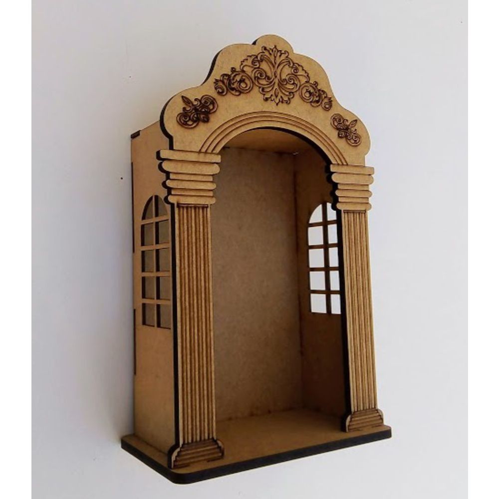 Oratório Capela Santa Rita para Imagens 40cm em Oferta na Shopee