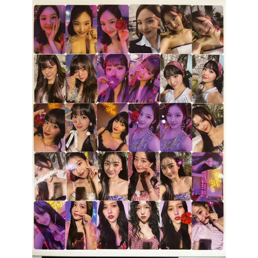 twice taste of love photocard original kpop