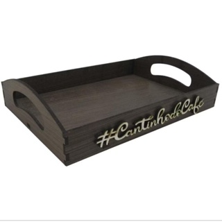 Mini Bandeja Cantinho do Café MDF em Oferta na Shopee