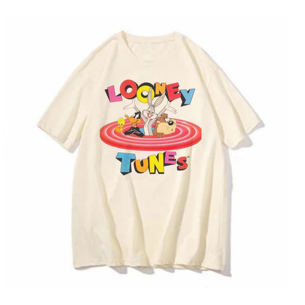 Camiseta Looney Tunes classics blusa feminina masculina estampada divertida camisa desenho pernalonga piupiu taz legal estampa personagens
