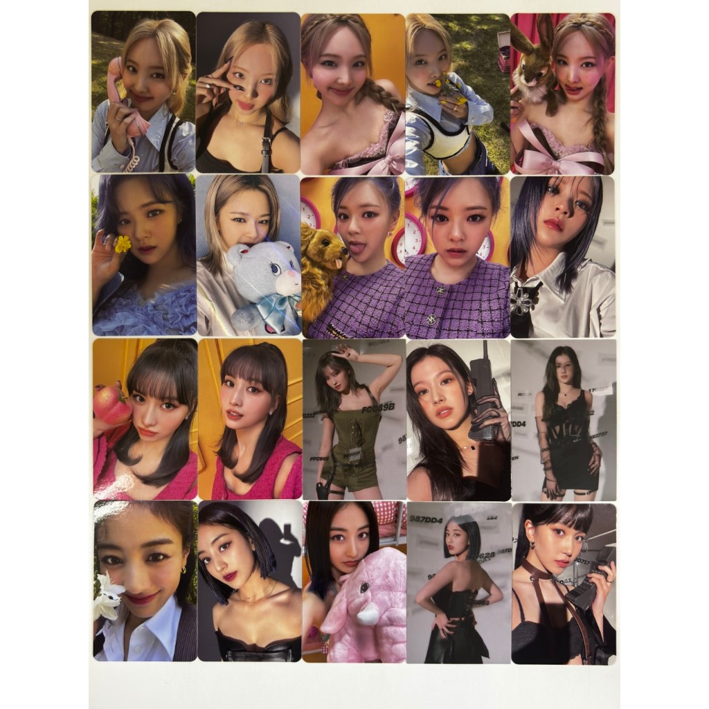 twice between 1&2 photocard kpop original em Oferta na Shopee