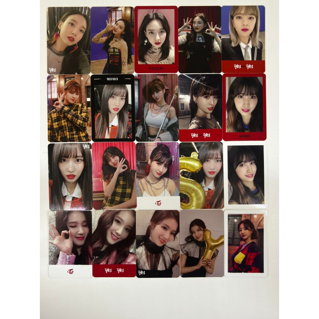 twice yes or yes photocard original kpop