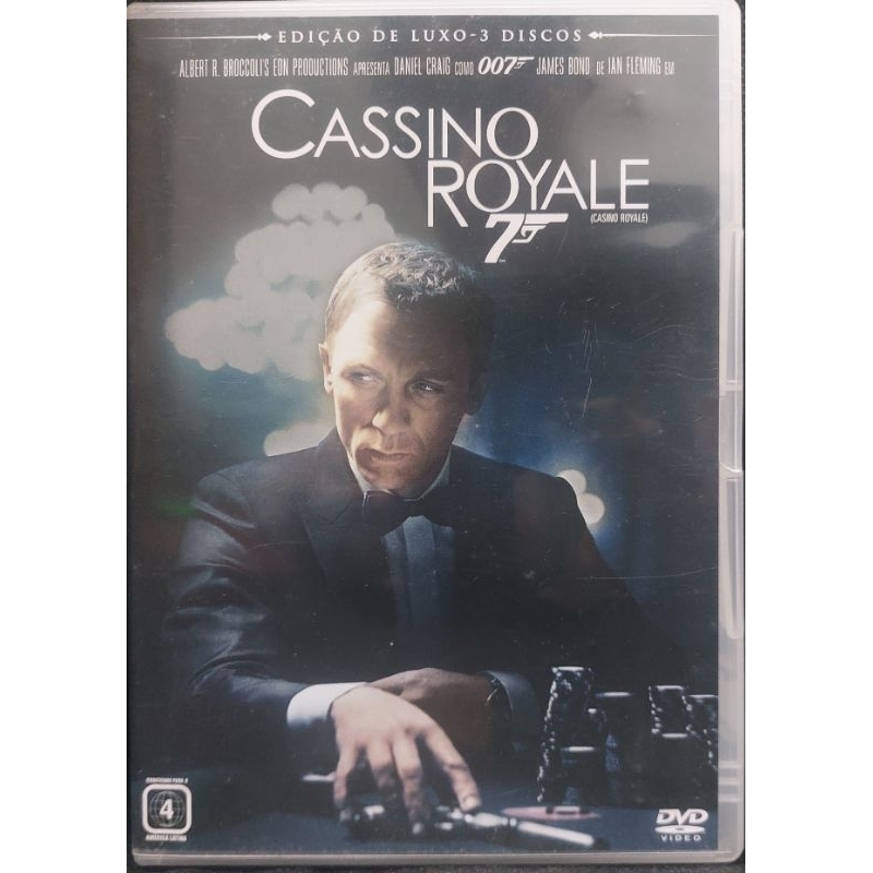 dvd . james bond . casino royale . edição de luxo 3 discos . ian fleming . daniel craig