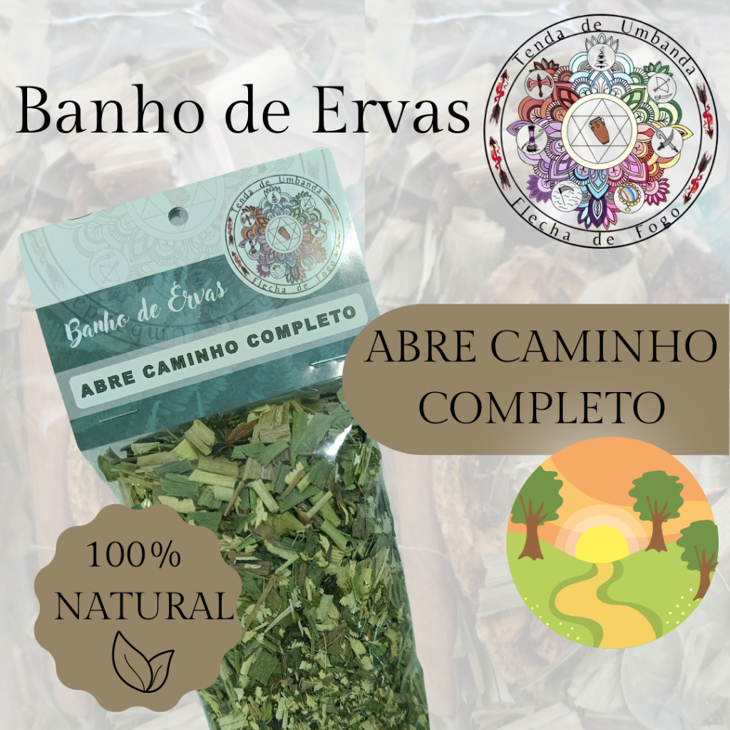 Banho de Ervas Abre Caminho Completo com 40g