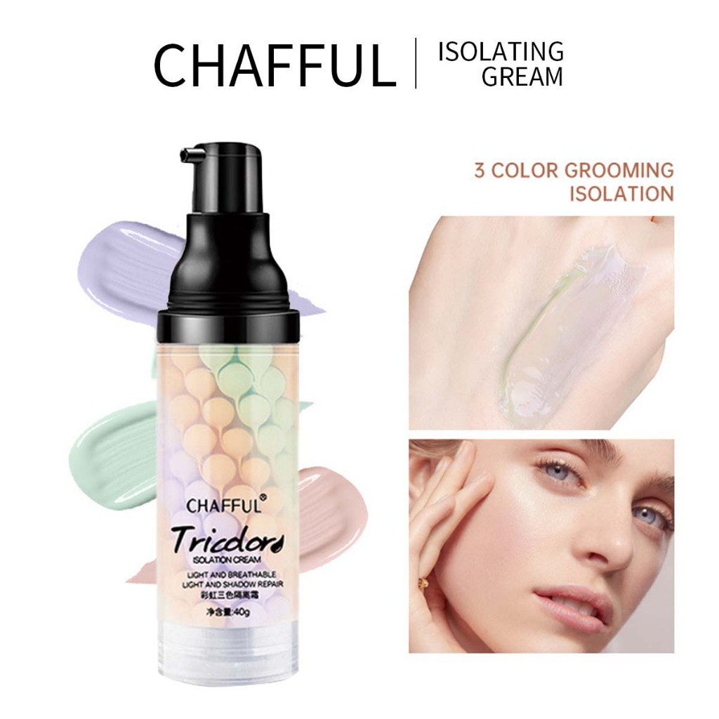 Primer De Aperfeiçoamento Da Pele Novo 3 Cores,   Base E Revestimento Facial, Utensílio De Cosmética maquiagem